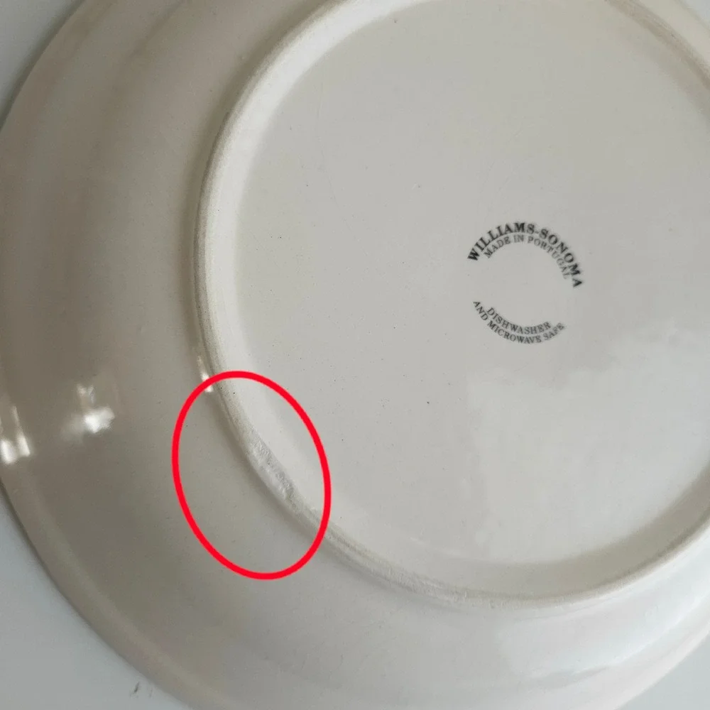 Discontinued Williams Sonoma WSO27 vegetable and herb pasta‎ bowls set of 2